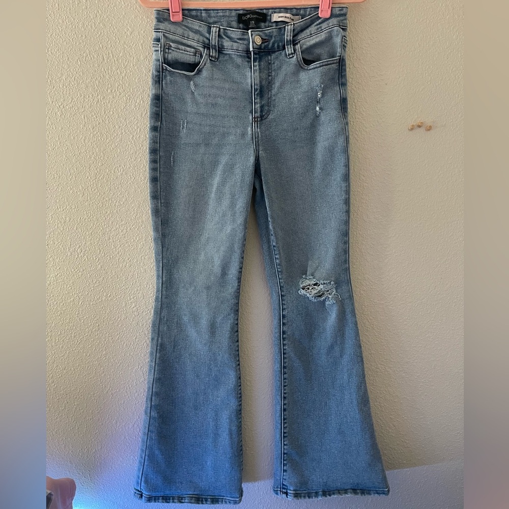 Flare light wash jeans